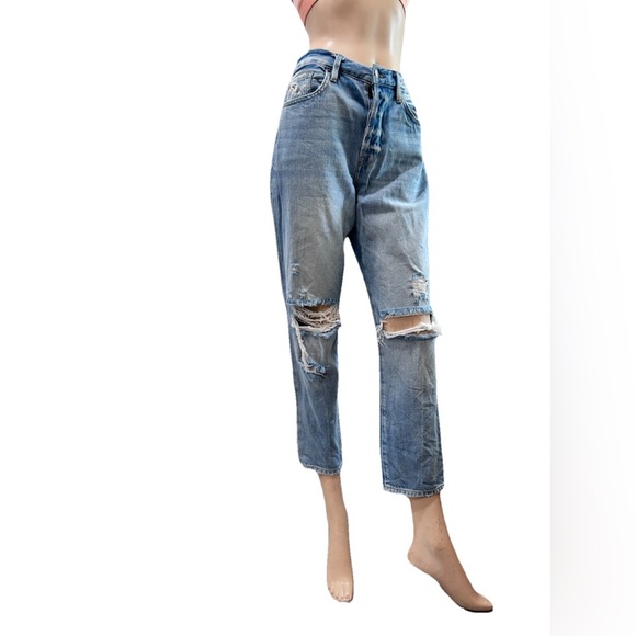 Frame Denim distressed Light Blue Jeans size:27 - Picture 1 of 16